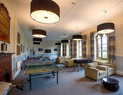 サッカー進学構内の様子