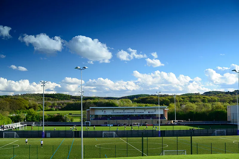Loughborough大学のサッカー場